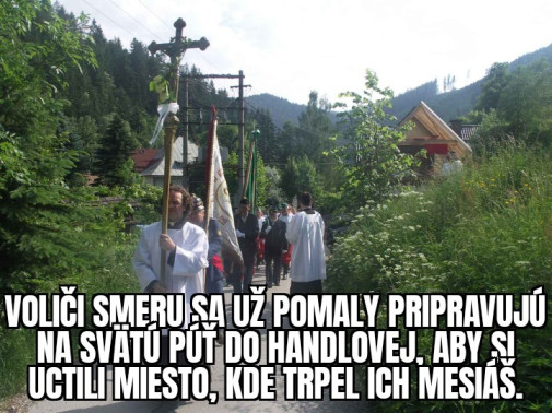 Putnici cestou na smeracku Golgotu: